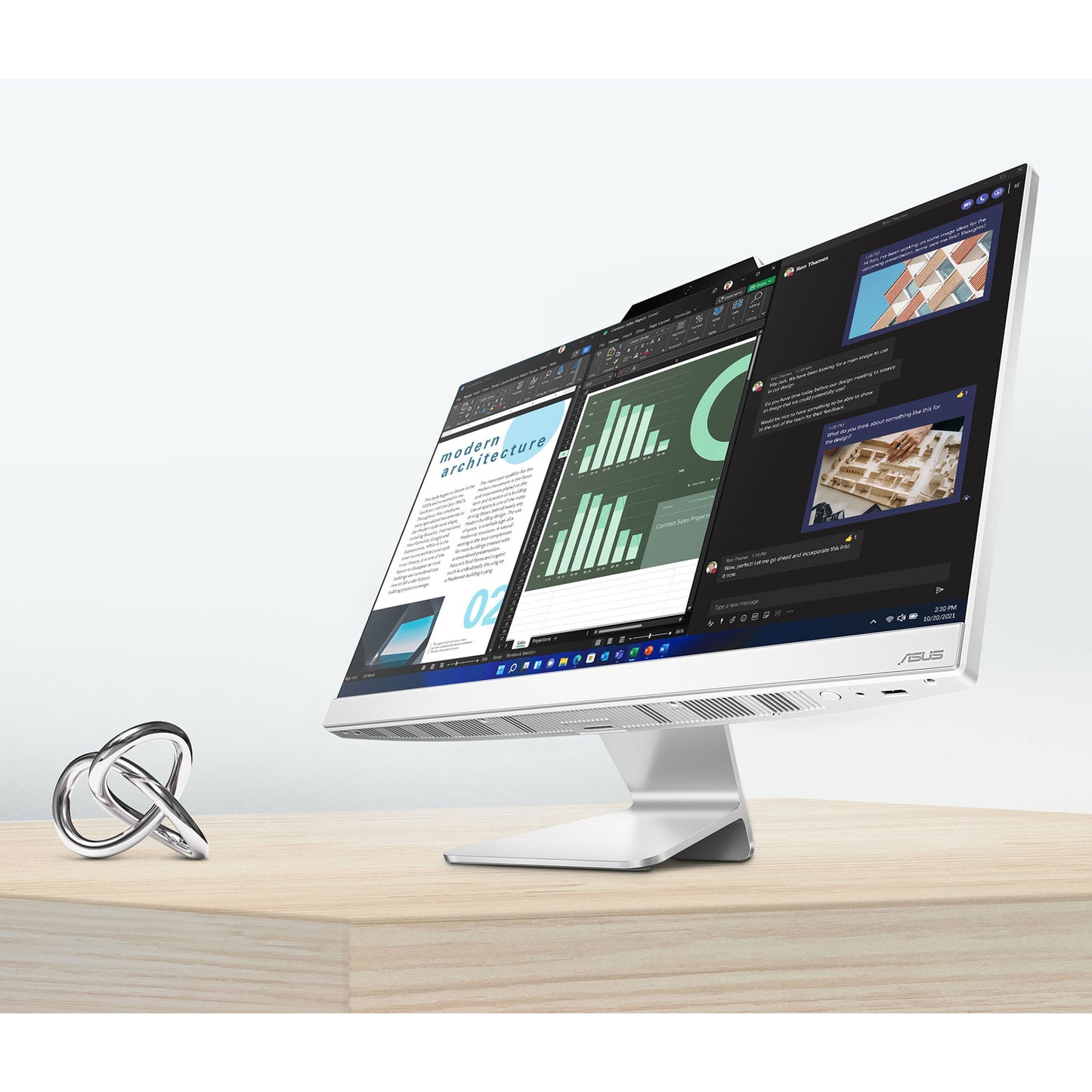 ASUS A3402WV 24": Intel i5 13th Gen, 8GB RAM, 512GB SSD, White