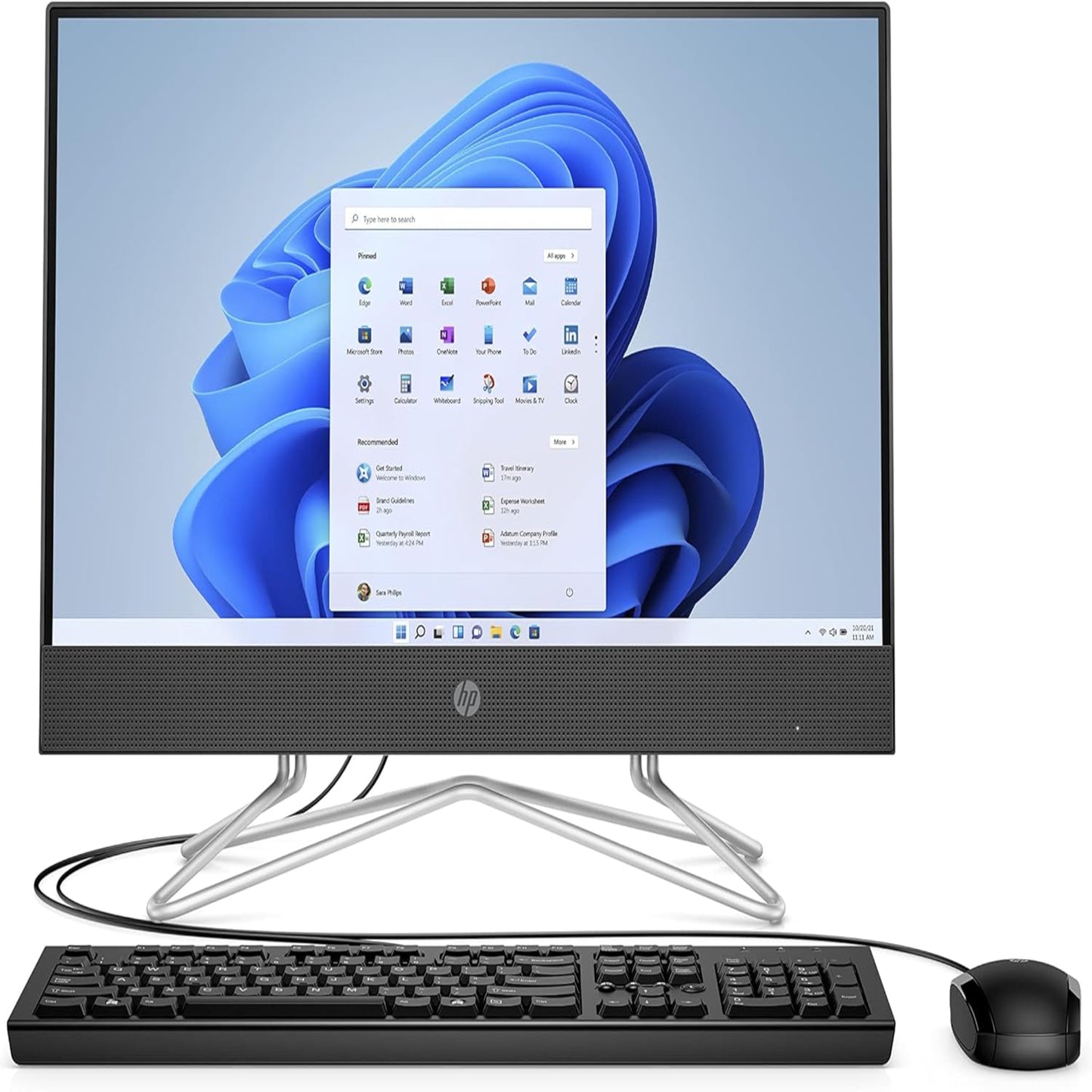 Sleek black HP 23.8" Touchscreen All-in-One PC: Experience fast performance with a 12th Gen Intel Core i5 and 8GB memory. Enjoy ample storage from the 1TB HDD paired with a swift 256GB SSD. Boost productivity with included Microsoft Office 2021!