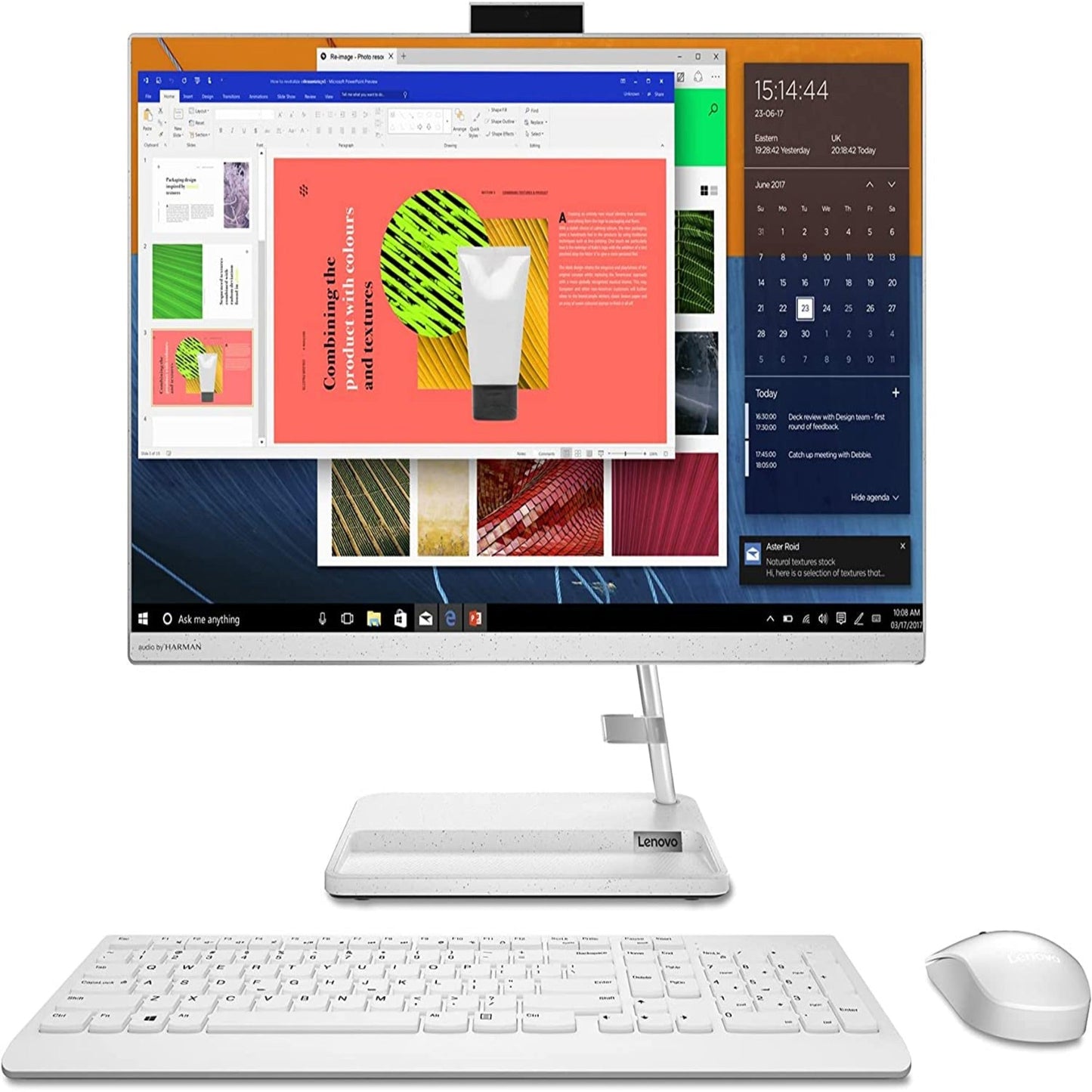 Brand New Original 👌 All in One (AIO) Newest Model 2026 Lenovo AIO3 24IAP7 24" 👉🏾TOUCH Screen AIO Intel Core i7 16 GB DDR4 Memory 1 TB SSD Storage & Intel graphics-W11Pro OS + Wireless Keyboard & Mouse-👉🏾White