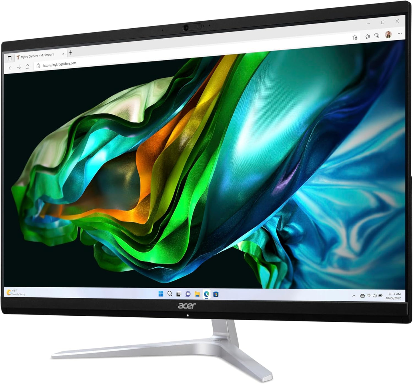 Model 2025 Acer Aspire C27 All-in-One - 13th Gen Intel™ Core i7-1360P (12 cores, up to 5.0GHz) - 8GB DDR4 RAM - 512GB SSD - Intel™ Iris XE Graphics - 27" FHD Non-Touch Display - WiFi-6 - Windows 11 - Wireless Keyboard & Mouse - Brand New