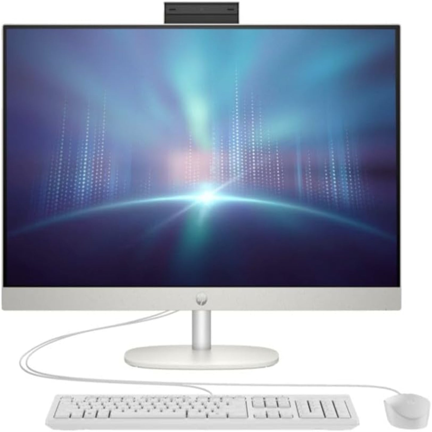 New 2026 Experience the innovative HP 22-DG0019D All-in-One PC. Enjoy performance with Intel Core i3 and 8GB RAM. Benefit from rapid speed with the 512GB SSD. Immerse yourself in the stunning 22-inch Full HD display, elegant white finish.