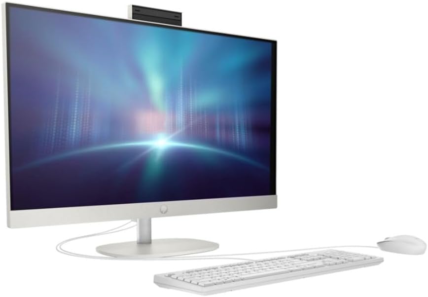 Brand New Original 👌 All in One (AIO) Newest Model 2026 HP ALL-IN-ONE 27-CR1003NH (A0CM0EA#BH5) INTEL CORE ULTRA 7-155U-4.8GHz, 16GB, 1TB SSD, 27" FHD IPS, CAMERA, BT, WIFI, Windows 11 Pro, INTEL IRIS XE GRAPHICS, WHITE, 1 YEAR WARRANTY
