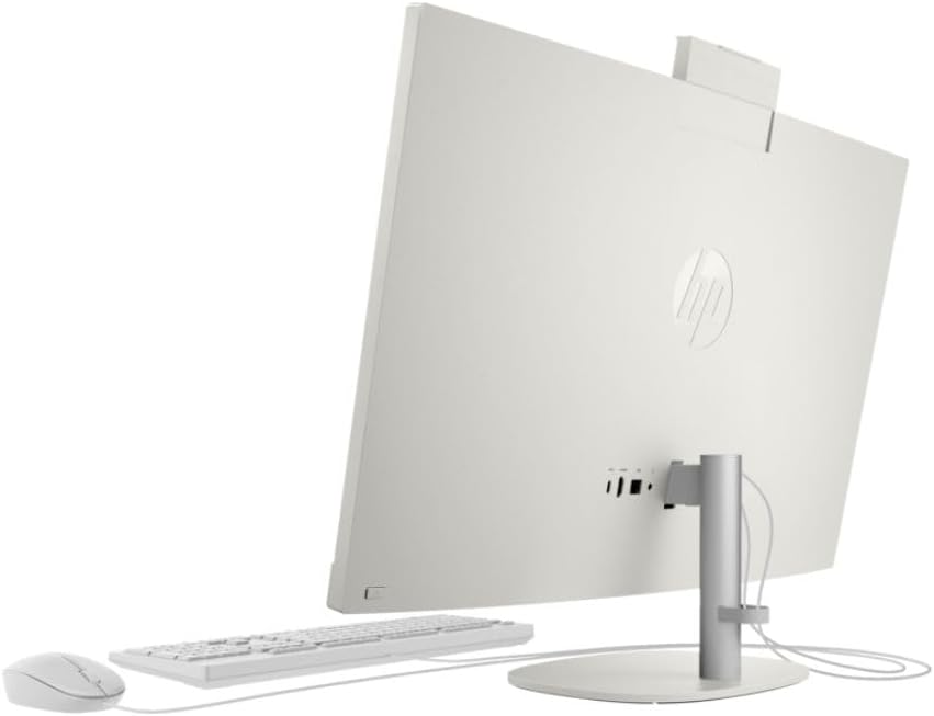 New 2026 HP 24-CR0121NH: Vibrant 23.8" Touch Display, Speedy 13th Gen Intel i5, 8GB Memory, Generous 512GB SSD Storage & Smooth Intel Iris Xe Graphics - Experience Efficiency! This headline effectively captures the key features and benefits -White