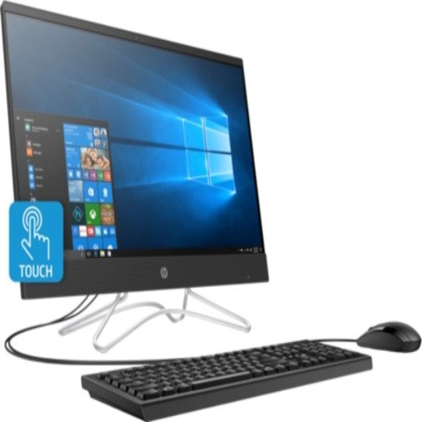 Sleek black HP 23.8" Touchscreen All-in-One PC: Experience fast performance with a 12th Gen Intel Core i5 and 16GB memory. Enjoy ample storage from the 1TB HDD paired with a swift 256GB SSD. Boost productivity with included Microsoft Office 2021!