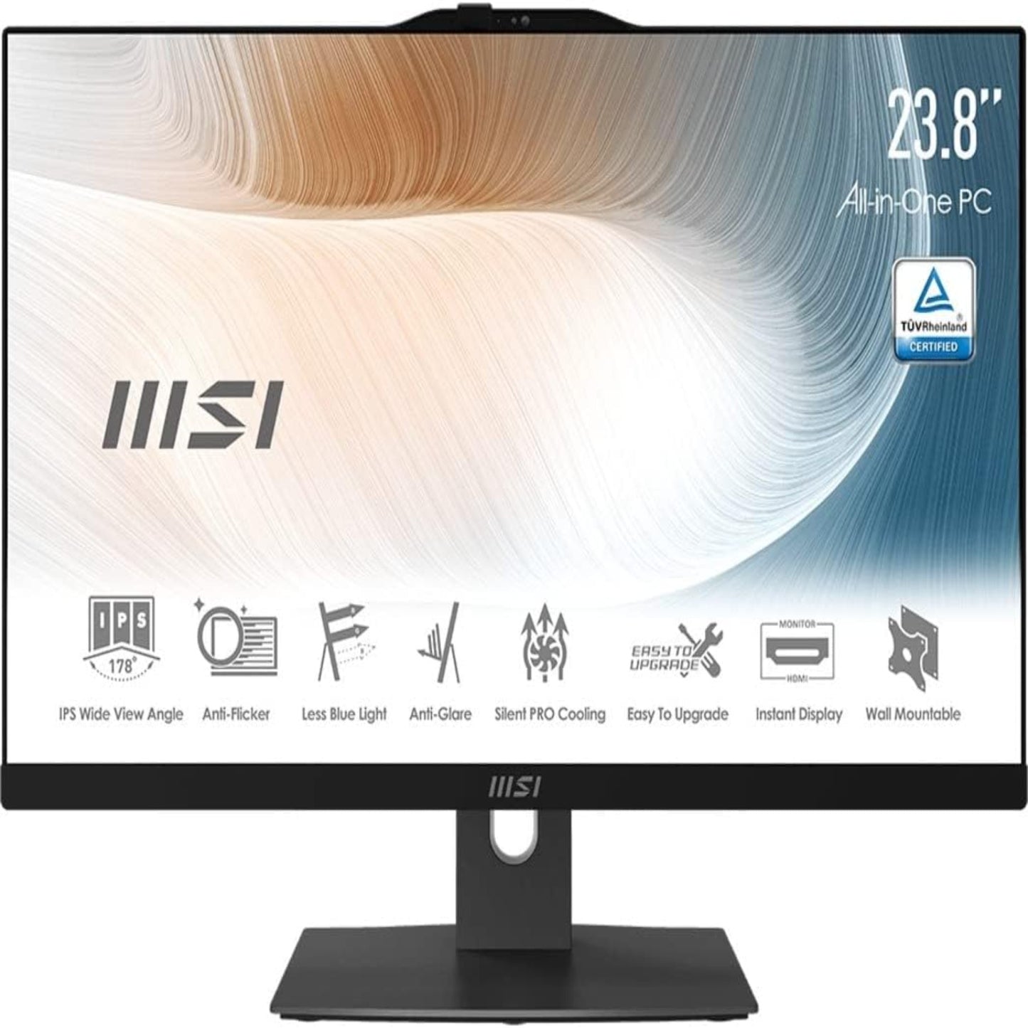 Brand New Original 👌 All in One (AIO) Newest Model 2025 MSI AIO -AE01 INTEL ™® CORE I5|8 GB MEMORY| 1TB + 256 SSD |EXT CAMERA|LAN|WIFI|23.8” SCREEN NON TOUCH|KEYBOARD & MOUSE| Win 10 HOME| BLACK * (One Year Warranty*