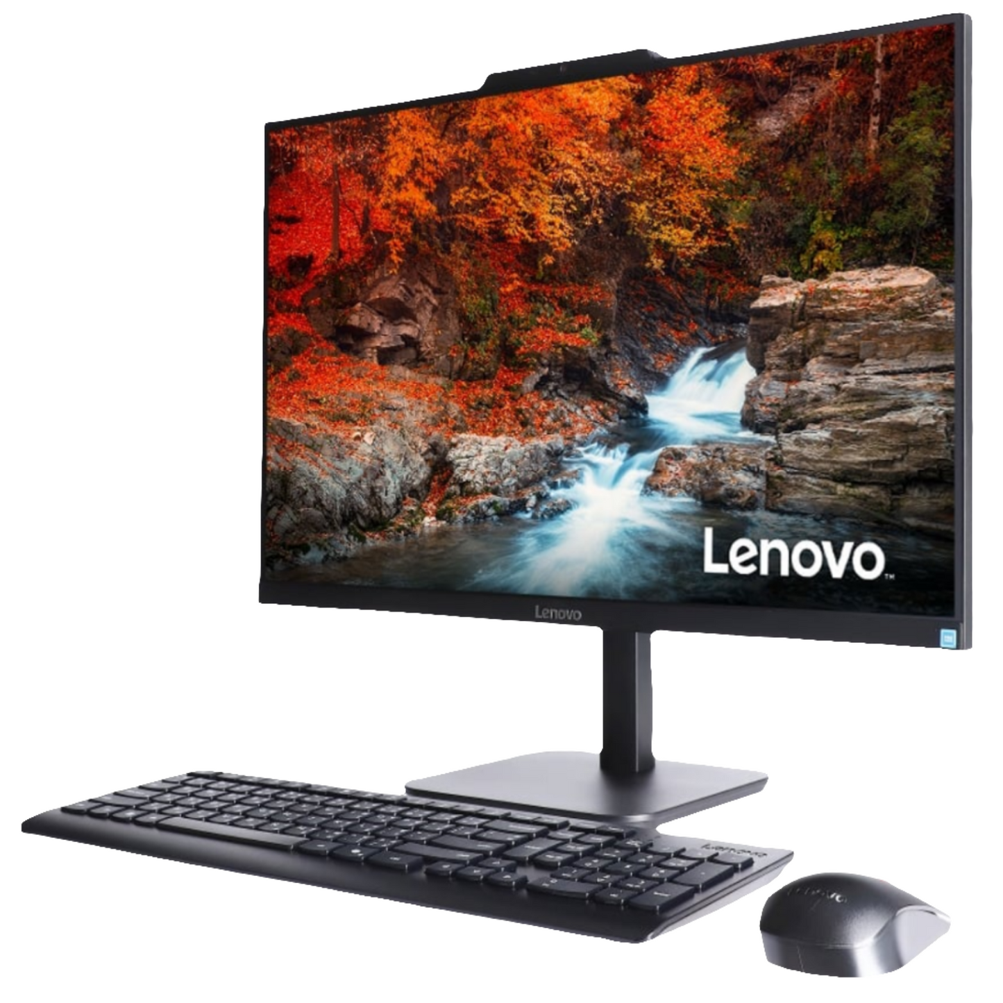 New 2026 Lenovo All-in-One - Intel Core i3 3.4 GHz - 8GB DDR4 RAM - 512GB SSD - 23.8" FHD IPS Display - HDMI, Wi-Fi, BT, RJ45 - Keyboard & Mouse - Windows 11 Pro - Brand New