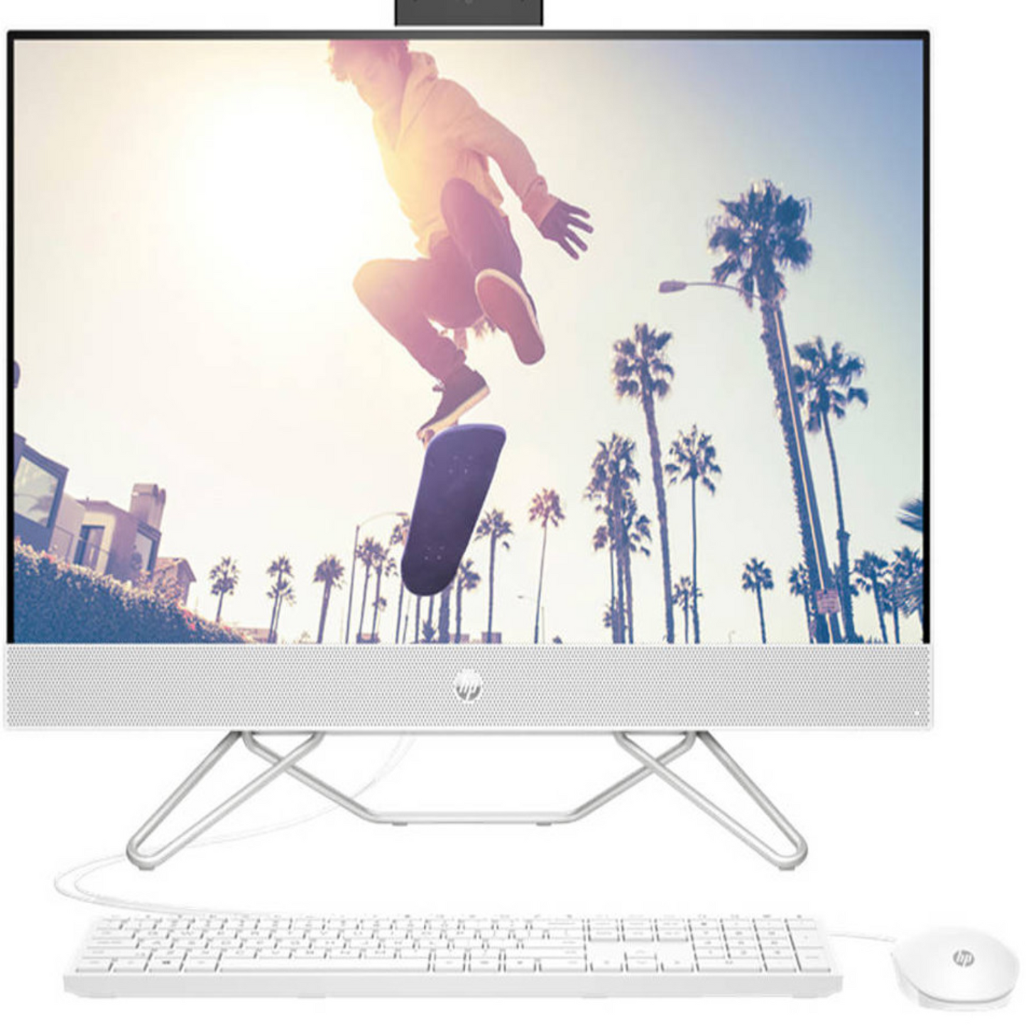 New 2026 Stylish white HP 24-CB1284NH all-in-one PC 23.8" display and smooth operation with its 13th Gen Intel Core i3 processor and 8GB RAM. Enjoy rapid performance from the 512GB SSD and crisp visuals with Intel Iris-X graphics on the non-touch screen.