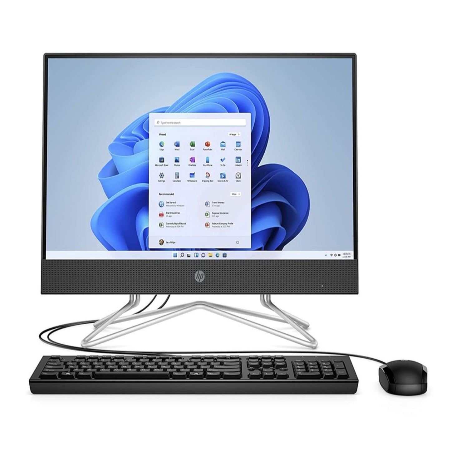 Versatile HP 24-inch Touchscreen All-in-One Desktop in Black: AMD Ryzen 5 Performance, 8GB Memory, Fast 512GB Solid State Drive, and AMD 2GB Graphics for Work, Entertainment, Creative Projects, and Everyday Tasks!"