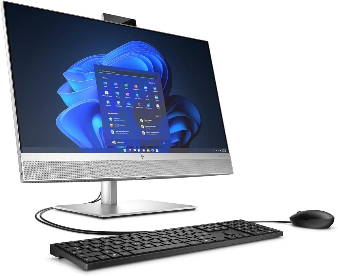 New 2026 HP EliteOne 870 G9 is a sleek 27" Full HD touchscreen all-in-one PC. It features an Intel Core i9-13900 hexa-core processor, 16GB DDR5 RAM, a fast 1TB NVMe SSD, and comes with Windows 11 Pro, an original keyboard, mouse, and a 3-year warranty.