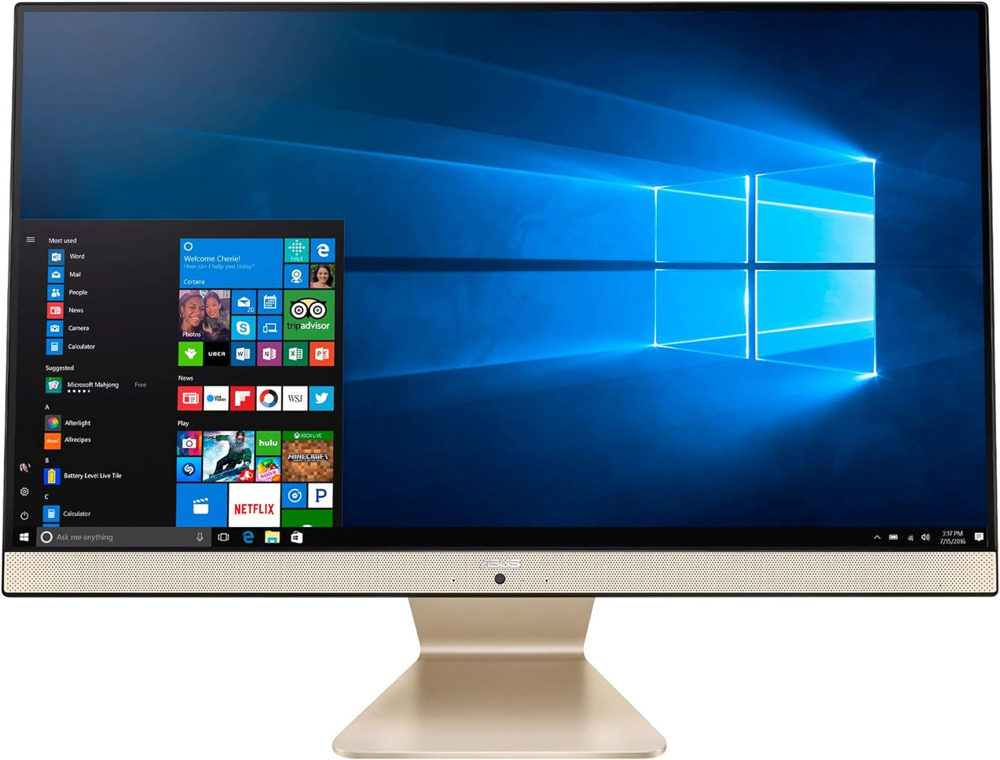 ASUS AiO Brand New Original All in One Newest Model 2026 All-in-One Desktop PC, 27” NON TOUCH FHD Anti-glare Display, Intel Core i7 Processor, 8GB DDR4 RAM, 512GB PCIe SSD, Windows 11 Pro ASUS-E5702WV