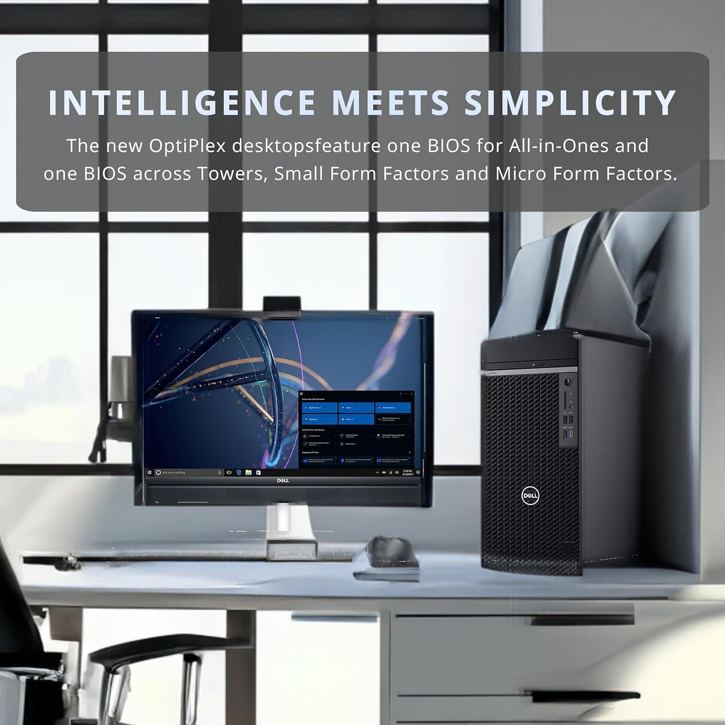 Dell OptiPlex 3000 (2025) - CPU: Intel Core i5 - RAM: 8GB DDR4 - Storage: 512GB PCIe SSD - OS: Windows 11 Pro - Optical Drive: DVDRW - Connectivity: Ethernet, WiFi - Included: Keyboard, Mouse - Color: Black