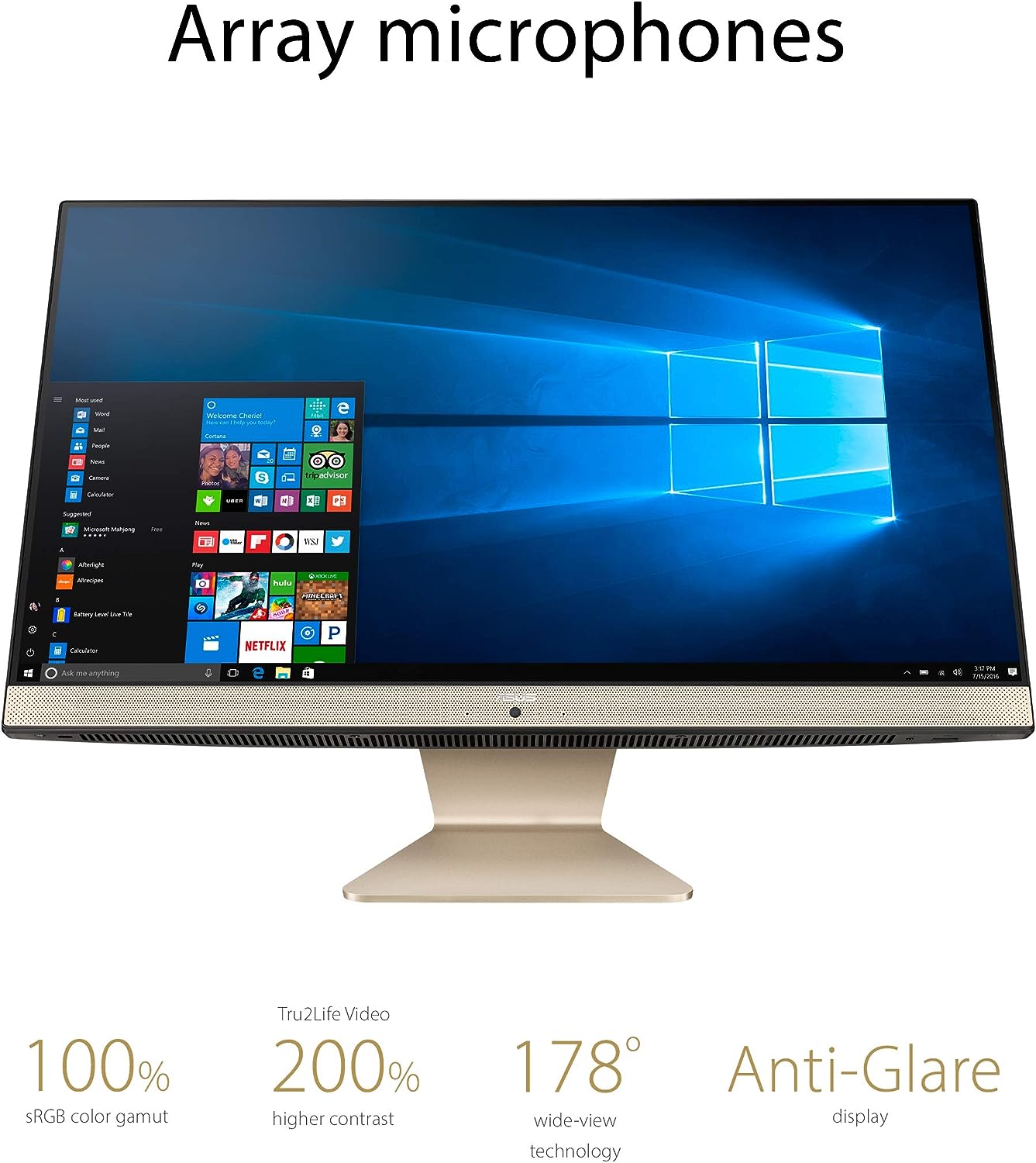 ASUS AiO Brand New Original All in One Newest Model 2026 All-in-One Desktop PC, 27” NON TOUCH FHD Anti-glare Display, Intel Core i7 Processor, 8GB DDR4 RAM, 512GB PCIe SSD, Windows 11 Pro ASUS-E5702WV