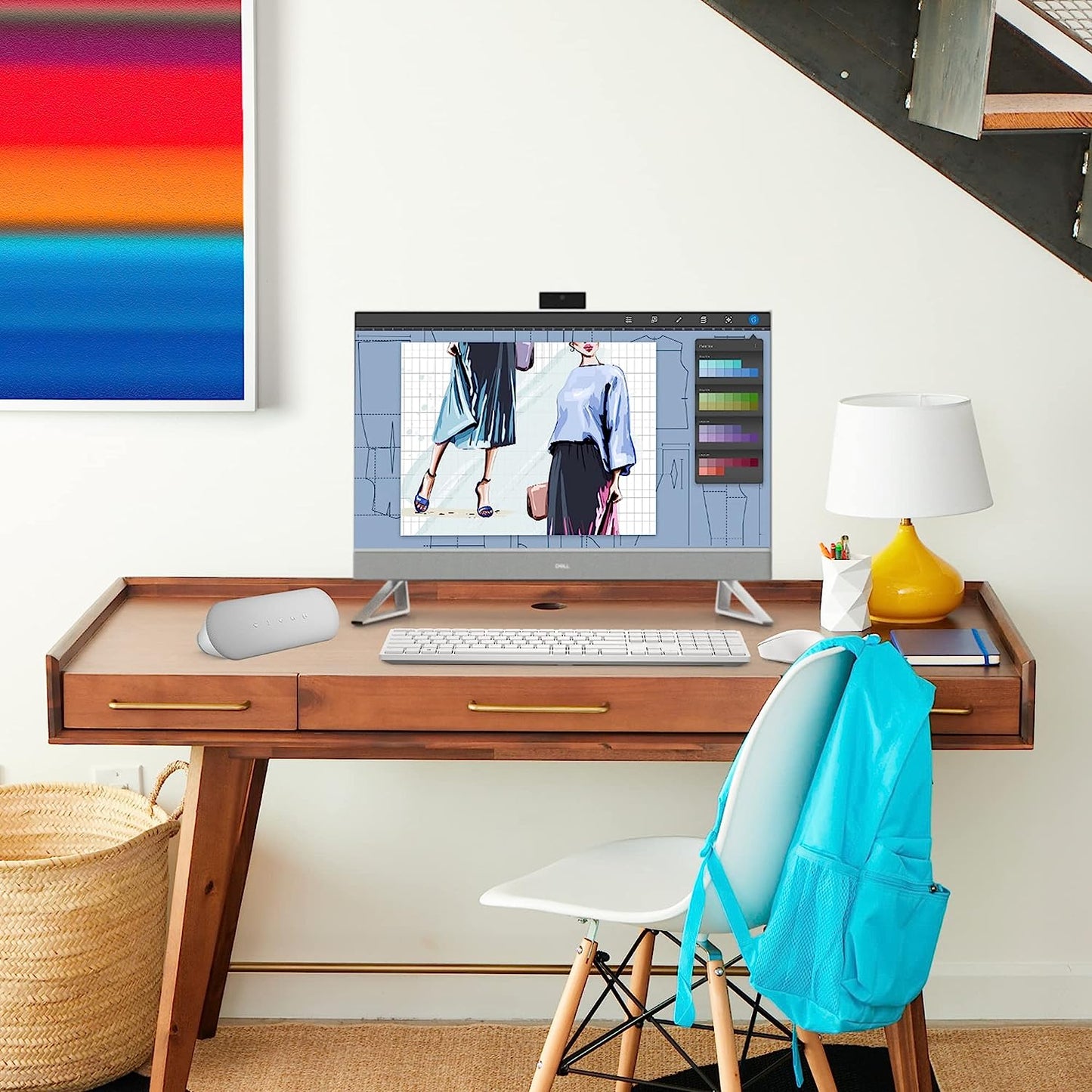 Brand New Original π All in One (AIO) Newest Model 2025 Dell Inspiron 7720 All in One - 27-inch FHD Touch Display, Core i7-1355U, 32GB RAM, 1TGB SSD, NVIDIA GeForce MX550 GDDR6, Win 11, 1 Year Premium Support+6 Month Migrate -White