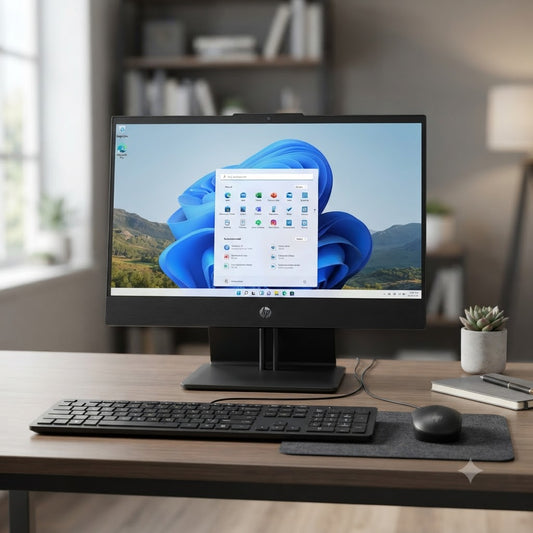 New Model 2027: HP 24-CR1073 AIO | 23.8" Touch | Intel Ultra 7 155U | 8GB | 512GB SSD | Intel UHD | Win 11 Pro | Black | Wired Keybd & Mouse