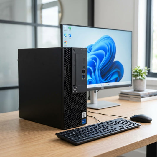 New Model 2027: Dell OptiPlex 3090 SFF | Intel i5 10th Gen | 8GB DDR4 | 1TB SSD | Win 11 Pro | Black | Keybd & Mouse