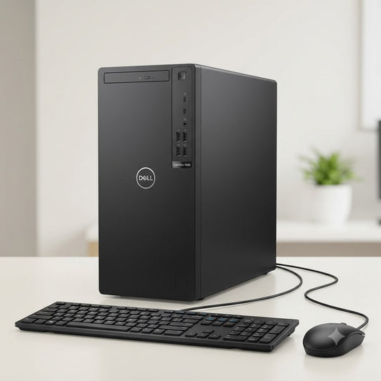 New Model 2027: Dell OptiPlex 7020 Tower | Intel i5 | 8GB DDR5 | 512GB SSD | Intel UHD | Win 11 Pro | Black | Wired Keybd & Mouse