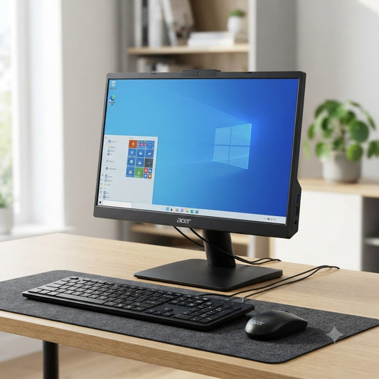 New Model 2027: Acer Aspire C24 AIO | 23.8" Non-Touch | Intel i3-N305 | 8GB | 256GB SSD | Intel UHD | Win 11 Pro | Black | Wired Keybd & Mouse