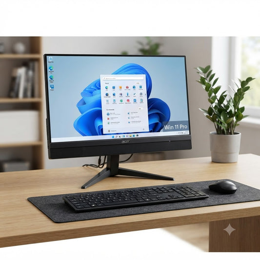New Model 2027: Acer Aspire C27 AIO | 27" Non-Touch | Intel i7-1355U | 16GB | 1TB SSD | Intel UHD | Win 11 Pro | Black | Wireless Keybd & Mouse