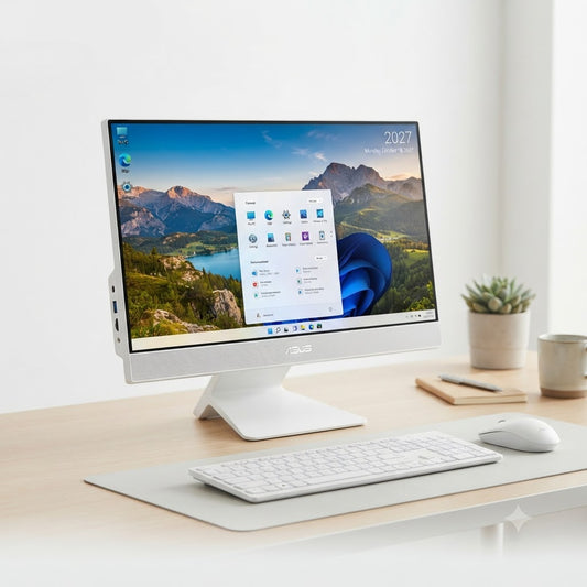 New Model 2027: ASUS A3402 AIO | 23.8" Non-Touch | Intel i7-13th Gen | 16GB | 1TB SSD | Intel UHD | Win 11 Pro | White | Wireless Keybd & Mouse