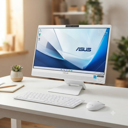 New Model 2027: ASUS A3402 AIO | 23.8" Non-Touch | Intel i5-13th Gen | 8GB | 512GB SSD | Intel UHD | Win 11 Pro | White | Wireless Keybd & Mouse