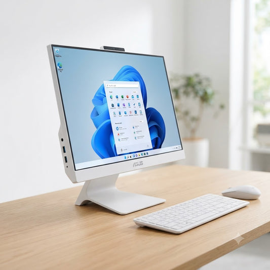 New Model 2027: ASUS A3402 AIO | 23.8" Non-Touch | Intel i7-13th Gen | 8GB | 512GB SSD | Intel UHD | Win 11 Pro | White | Wireless Keybd & Mouse