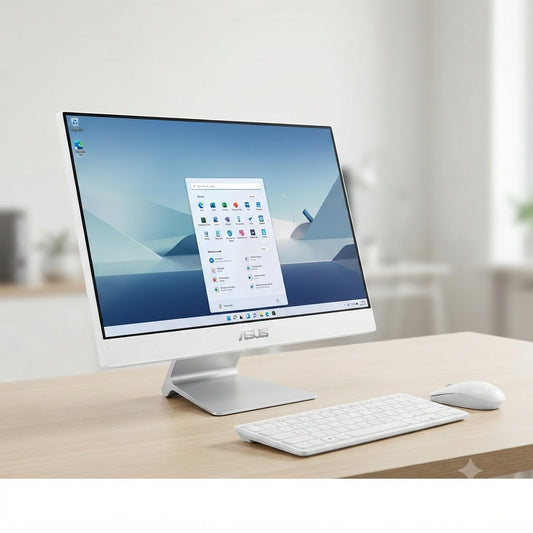 New Model 2027: ASUS A3402 AIO | 23.8" Non-Touch | Intel i3 | 8GB | 512GB SSD | Intel UHD | Win 11 Pro | White | ASUS Keybd & Mouse