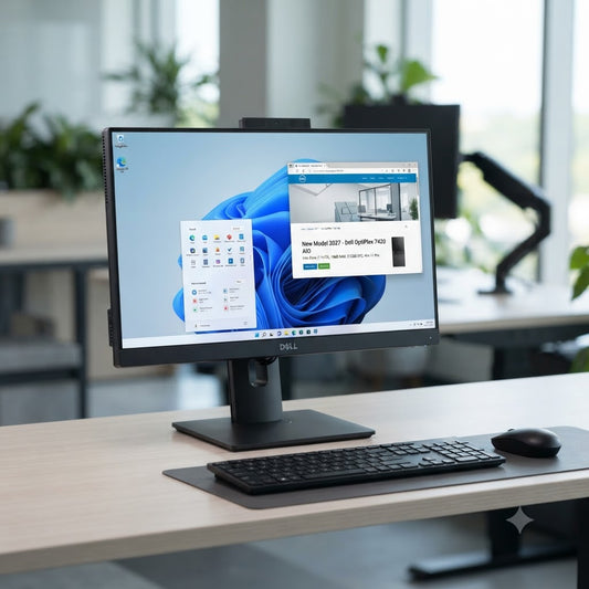 New Model 2027: Dell OptiPlex 7420 AIO | 23.8" Touch | Intel i7-14700 | 16GB | 512GB SSD | Intel UHD | Win 11 Pro | Black | Original Keybd & Mouse
