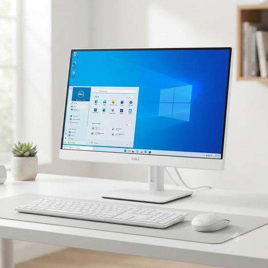New Model 2027: Dell Inspiron 27 AIO | 27" Touch | Intel Core 7 150U | 16GB | 1TB SSD | MX570A 2GB | Win 11 Pro | White | Original Keybd & Mouse