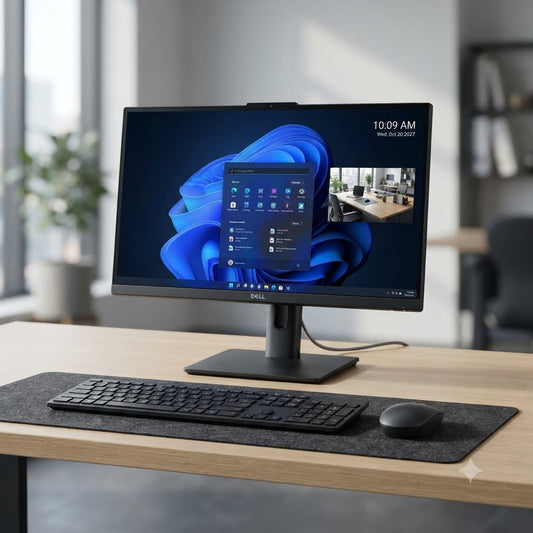 New Model 2027: Dell Pro 24 AIO | 23.8" Touch | Intel Core U7-265 | 16GB | 1TB SSD | Intel UHD | Win 11 Pro | Black | Original Keybd & Mouse