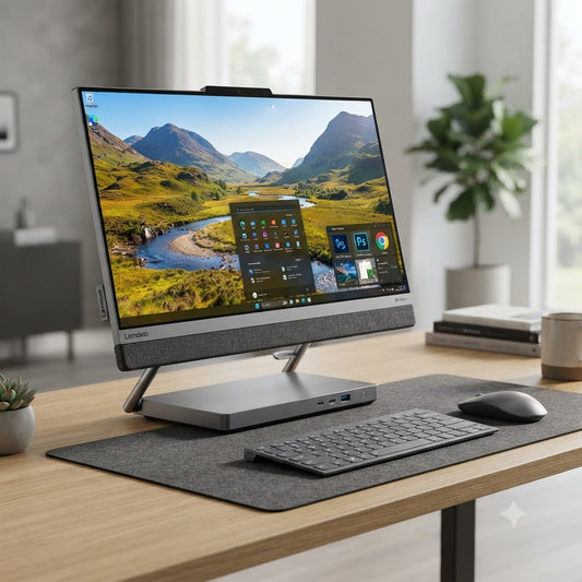 New Model 2027: Lenovo Yoga AIO 32 | 31.5" 4K | Ultra 7 258V | 32GB | 1TB SSD | RTX 4050 6GB | Win 11 Pro | Storm Grey | Wireless Keybd & Mouse