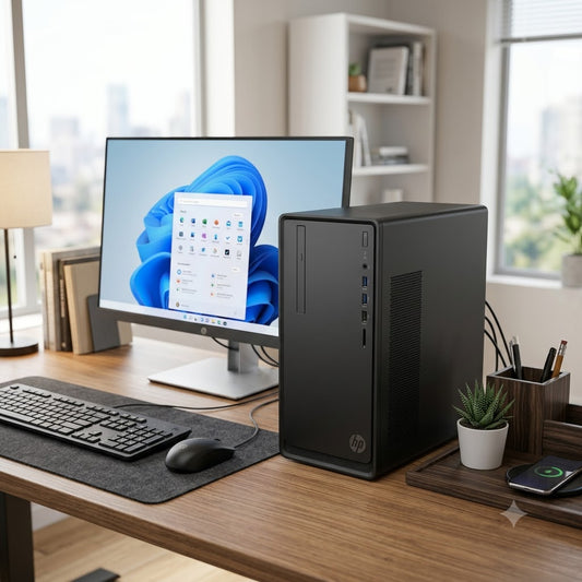 New Model 2027: HP 290 G9 MT | Intel i5 | 8GB DDR4 | 1TB SSD | Win 11 Pro | Black | Keybd & Mouse | Desktop Business & Home PC