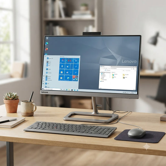 New Model 2027: Lenovo ThinkCentre Neo 50a 27 | 27" FHD | Intel i7-13620H | 8GB | 512GB SSD | Intel UHD | Win 11 Pro | Grey | Wired Keybd & Mouse