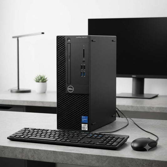 New Model 2027: Dell OptiPlex 3090 SFF | Intel i5 10th Gen | 8GB DDR4 | 1TB HDD | Win 11 Pro | Black | Keybd & Mouse