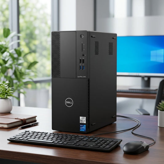 New Model 2027: Dell OptiPlex 3090 SFF | Intel i5 10th Gen | 4GB DDR4 | 1TB HDD | Win 11 Pro | Black | Keybd & Mouse
