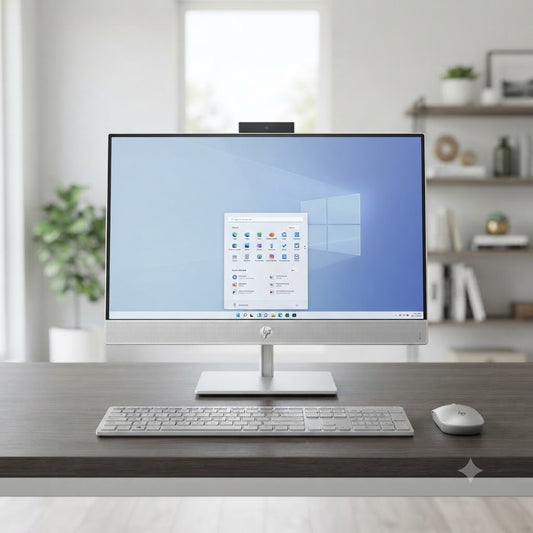 New 2027 Model: HP EliteOne 840 G9 AIO | 23.8" FHD | Intel Core i7-14700 | 16GB RAM | 512 SSD | Intel UHD | Win 11 Pro | Silver | Keyboard & Mouse