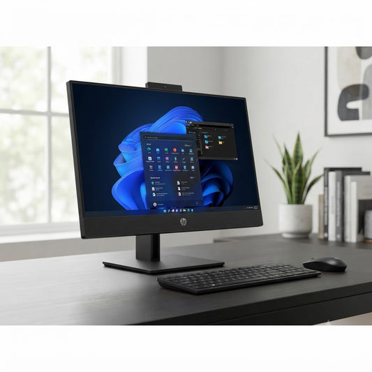 New 2027 Model: HP 240 G10 AIO PC All-in-One | 23.8" FHD | Intel Core i7-1355U | 16GB DDR4 RAM | 512GB SSD | Win 11 Pro | Black | Keyboard & Mouse