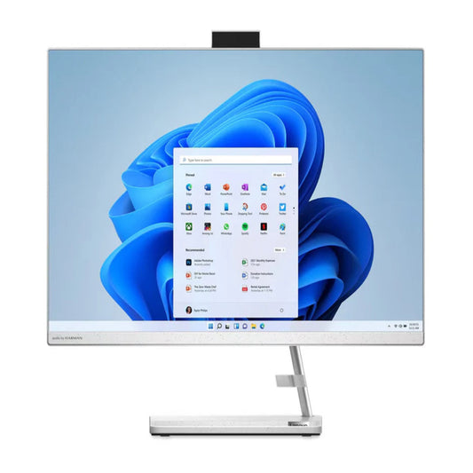 Lenovo IdeaCenter 24": Intel i5 13th Gen, 8GB DDR5, 512GB SSD, Office 2024, White