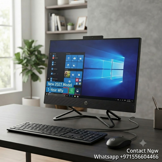 New 2027 Model: HP 24-DF0020NY AIO All-in-One | 23.8" Touch FHD | AMD Ryzen 5 | 8GB RAM | 512GB SSD | Win 10 Pro | Black | Wired Keyboard & Mouse! 1-Year Wty