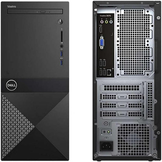 Brand New Original Model 2025 Desktop 👌🏼Dell Vostro 3910 12th Business Desktop, Intel Core i7 Processor |32GB DDR4 Ram |1 TB SSD|1TB SSD |WiFi 802.11ac |Bluetooth 5.0 |DVD-RW |Windows-11 Pro (Black)