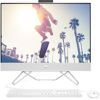 Brand New Original 👌 All in One (AIO) Newest Model 2025 HP 24-CB1004 All in one PC with 24 inch Display, 12th Generation Intel core i5,16GB DDR4,512GB SSD,24 inch FHD Display,Windows 11 Professional,White