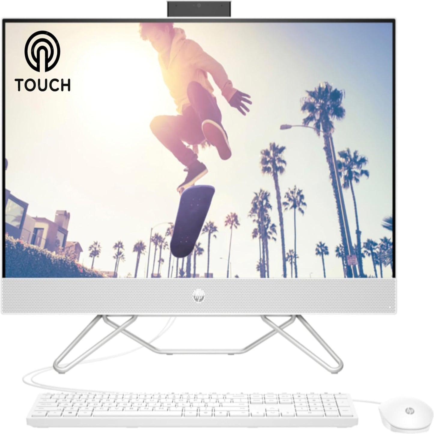 Brand New Original 👌 All in One (AIO) Newest Model 2025 HP All-in-One 27-CB1010NH inch AIO Desktop, Intel Core i7 processor|16GB DDR4 RAM| 1TB NVMe SSD |Intel Iris Xe Graphics|27" FHD non touch Screen |Windows 11 Pro (Starry white)