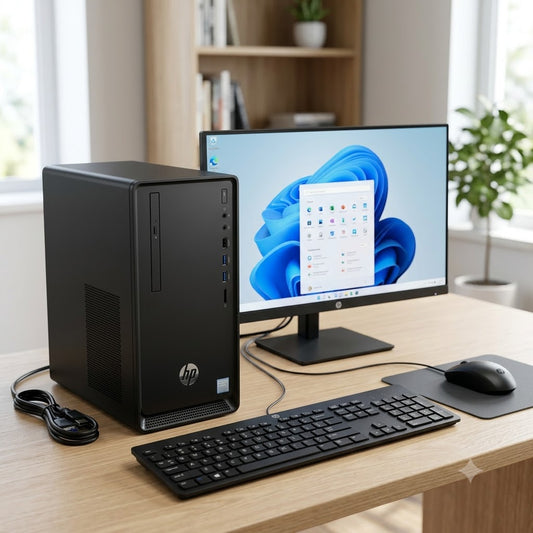 New Model 2027: HP 290 G9 MT | Intel i7 | 16GB DDR | 512GB SSD | Win 11 Pro | Black | Keybd & Mouse | Desktop Business & Home PC