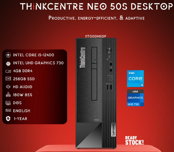 Brand New Original Model 2025 Desktop 👌🏼 Lenovo Neo 50T ▪️Intel™ Core i5▪️16GB DDR4-Memory▪️Storage 1TB SDD▪️Graphic VGA Intel▪️Keyboard & Mouse▪️Windows 11 Pro▪️ 1Year Warranty