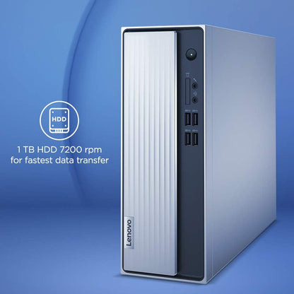 Brand New Original Model 2025 Desktop  SFF👌🏼Lenovo IdeaCentre 3 Intel Core i5 16GB/SSD 1TB HDD/Win11P/Intel UHD Graphics/WiFi 5/Bluetooth 5.0/ Grey