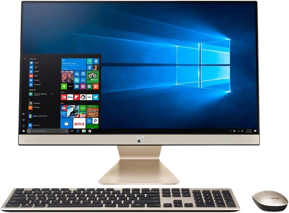 ASUS AiO Brand New Original  All in One  Newest Model 2026   All-in-One Desktop PC, 27” NON TOUCH FHD Anti-glare Display, Intel Core i7 Processor, 8GB DDR4 RAM, 512GB PCIe SSD, Windows 11 Pro  ASUS-E5702WV