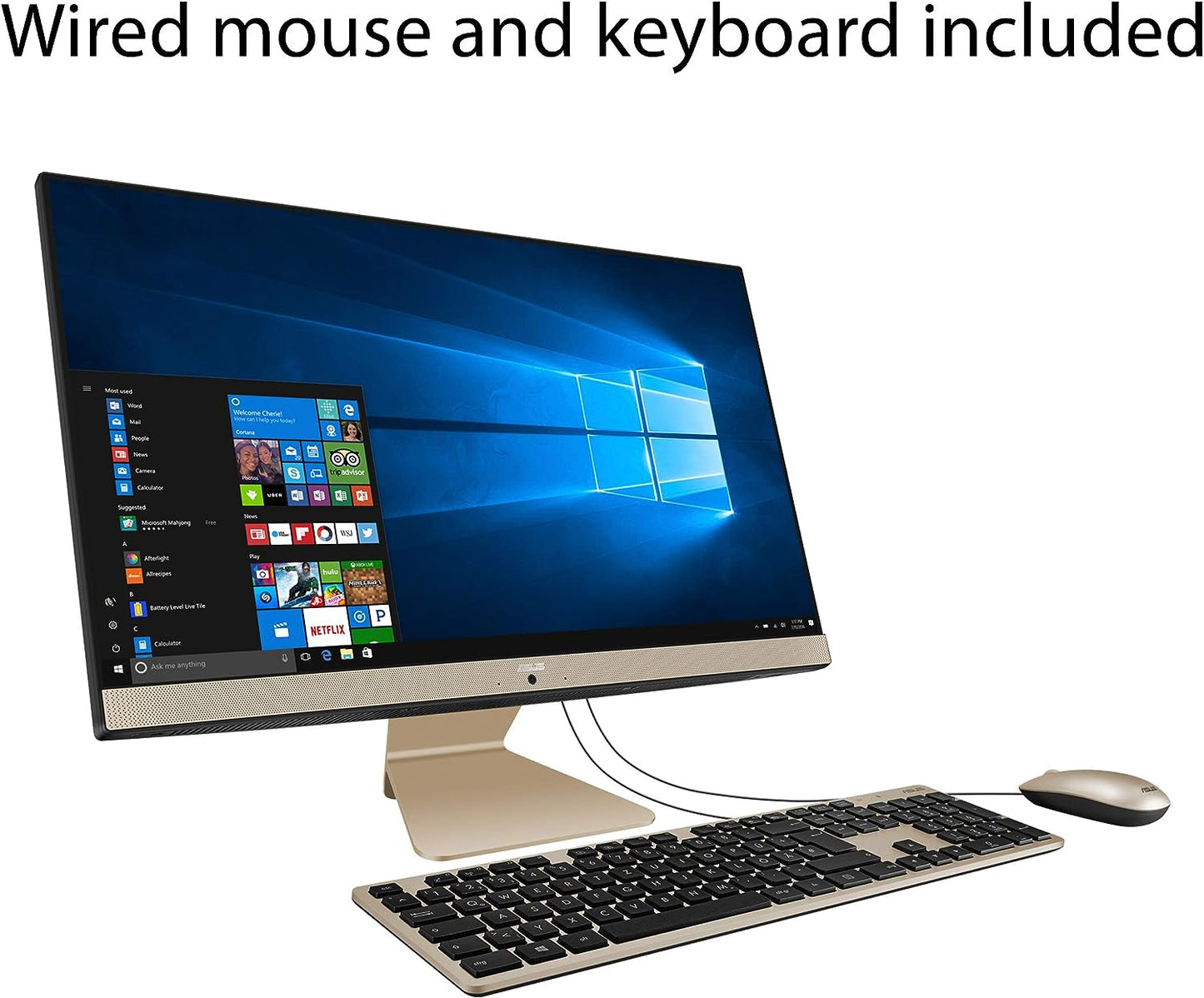 ASUS AiO Brand New Original  All in One  Newest Model 2026   All-in-One Desktop PC, 27” NON TOUCH FHD Anti-glare Display, Intel Core i7 Processor, 8GB DDR4 RAM, 512GB PCIe SSD, Windows 11 Pro  ASUS-E5702WV